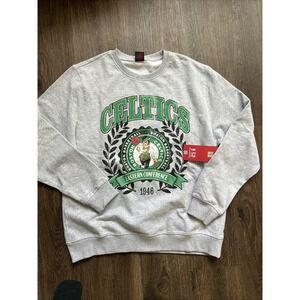 Boston Celtics Crewneck Sweatshirt CL Ultra Game Brand NEW TAGS Basketball‎ Gray